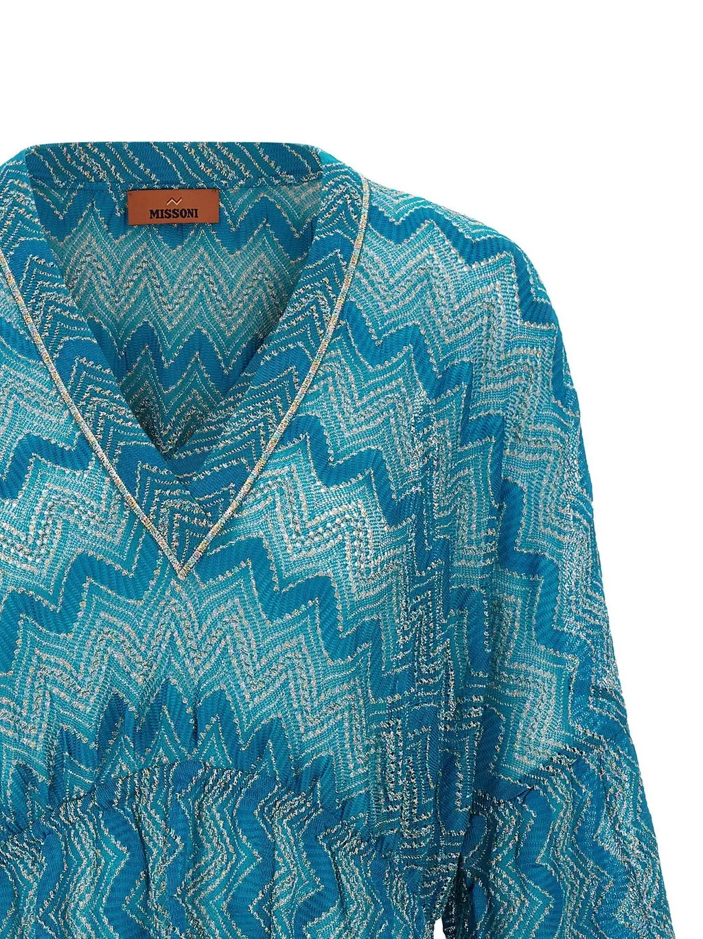 Missoni Zig-Zag V-Neck Mini Dresses