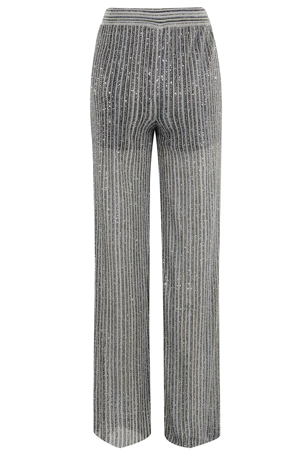 Missoni Sequins Embellished Elastic Waist Long Trousers