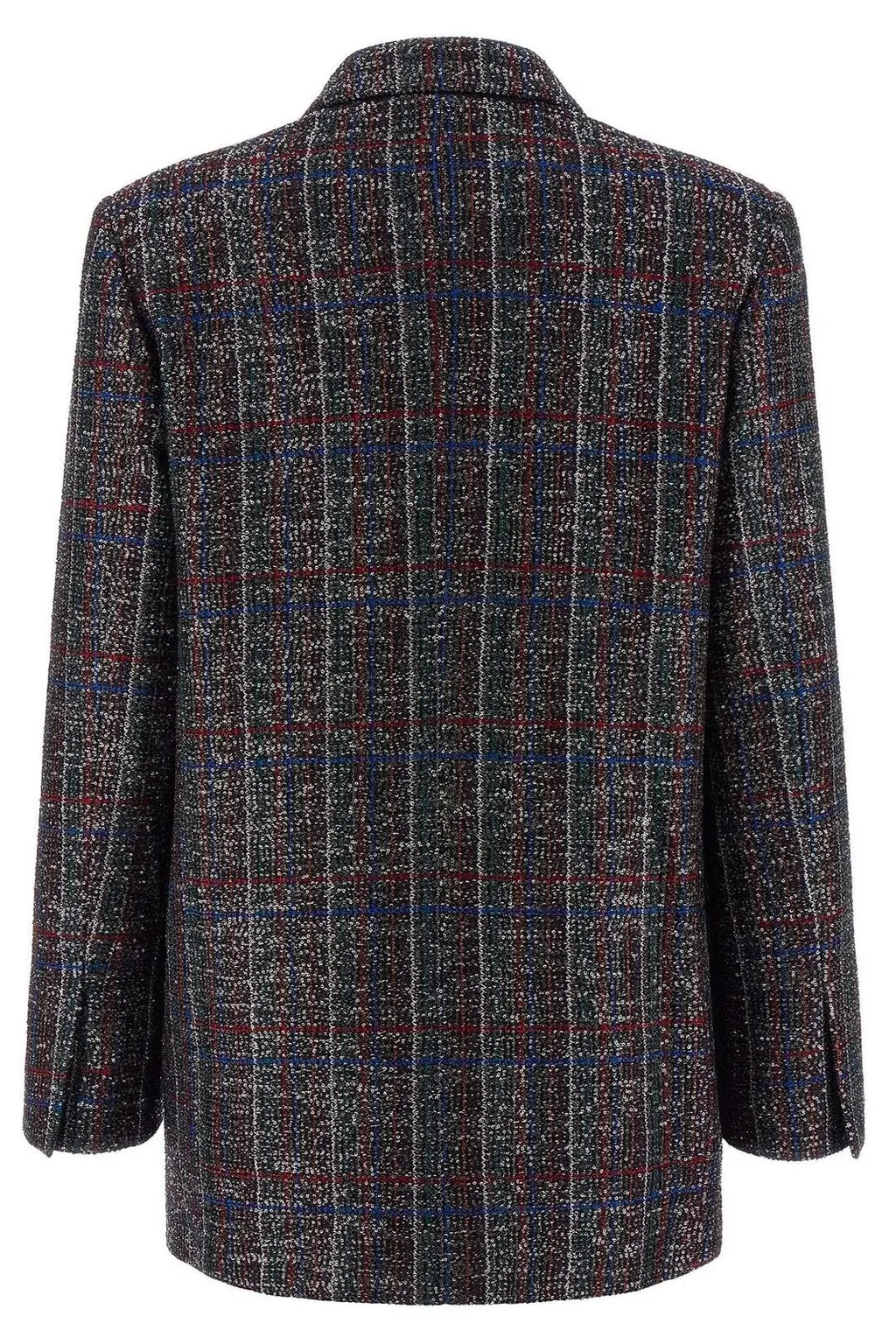 Missoni Sequin-Embellished Tartan Blazer