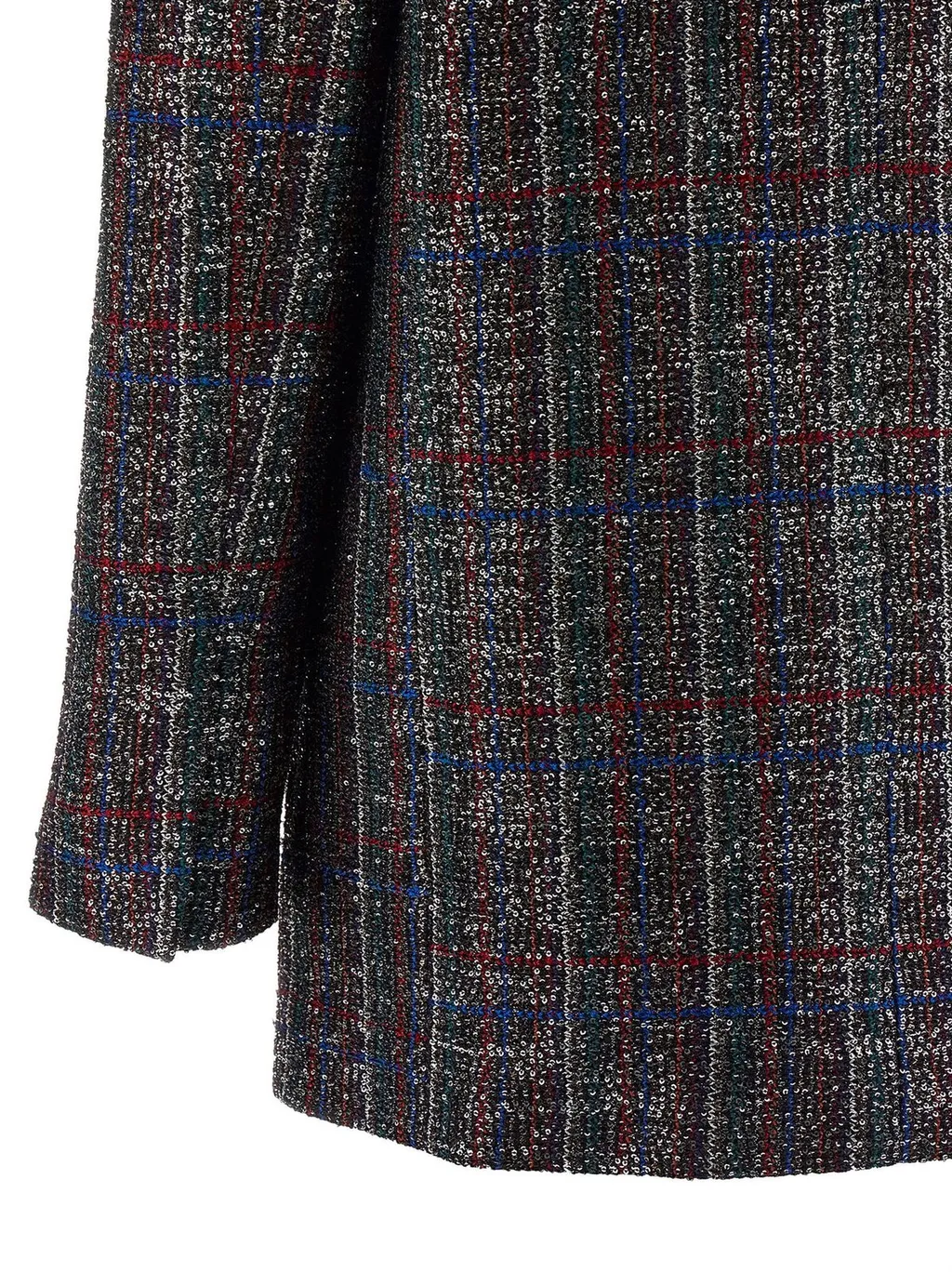 Missoni Sequin-Embellished Tartan Blazer