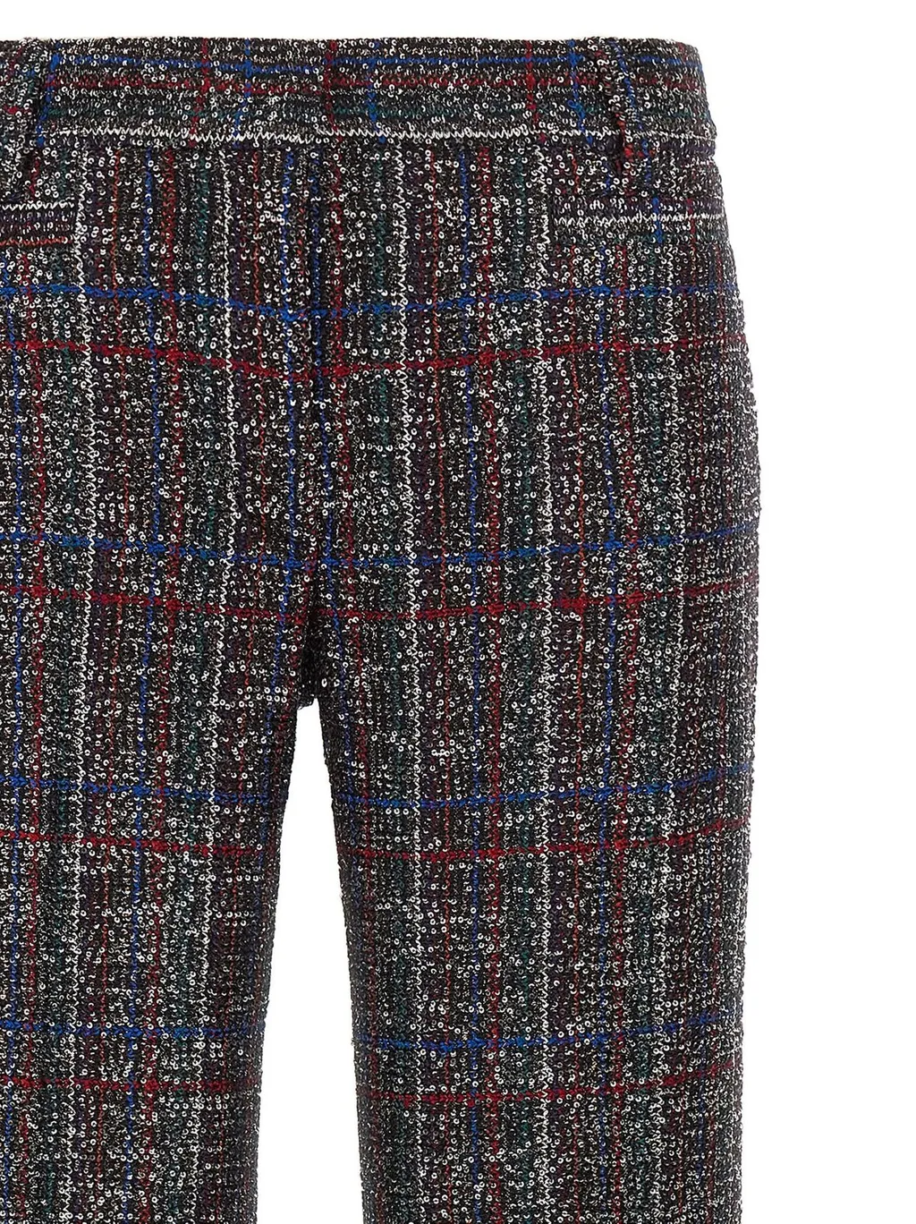 Missoni Sequin Embellished Tartan Pants