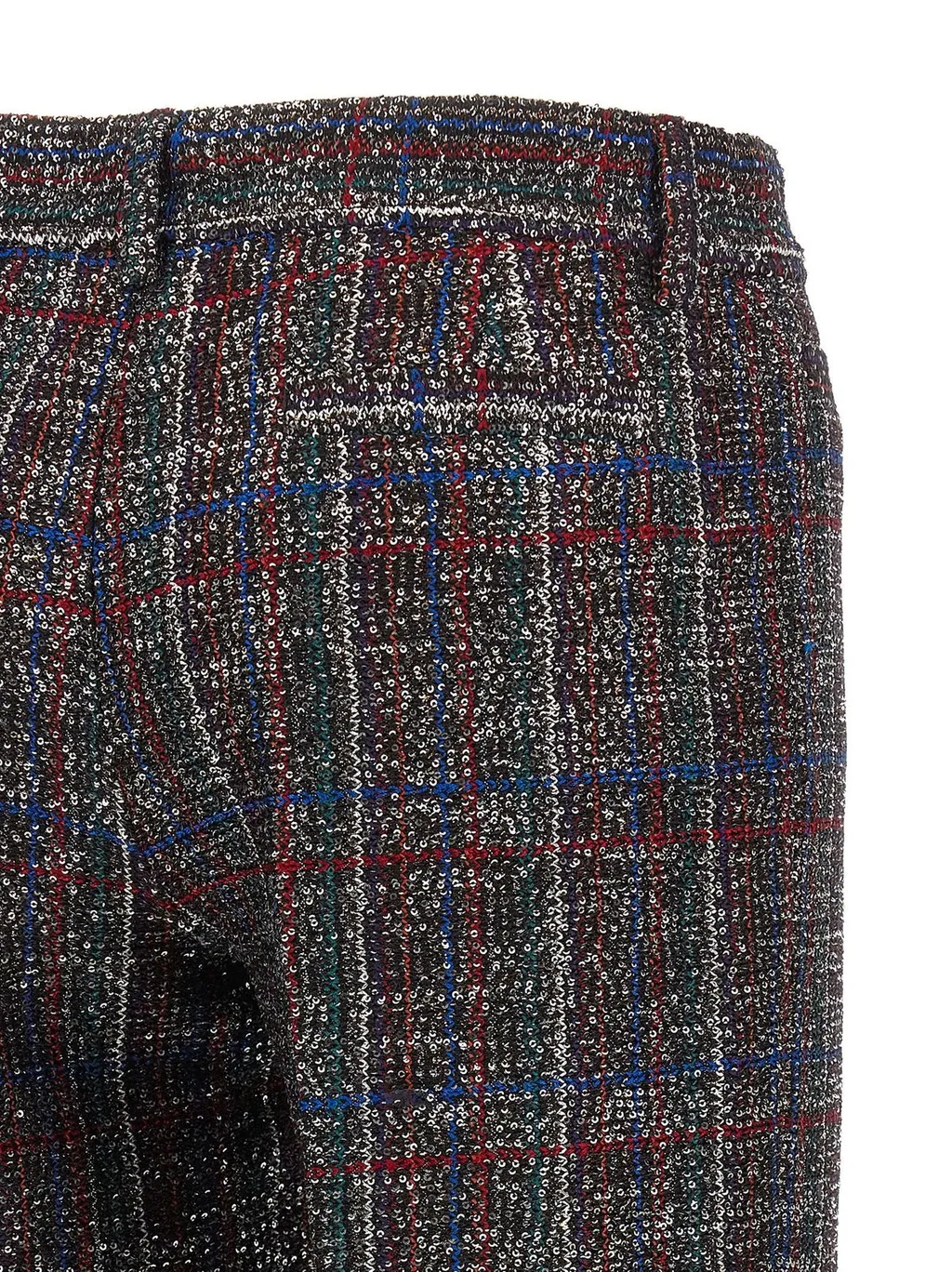 Missoni Sequin Embellished Tartan Pants