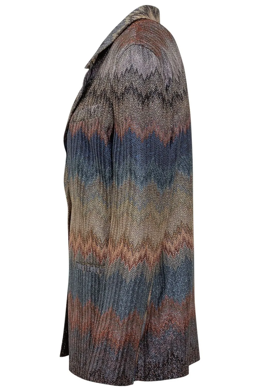 Missoni Glitter Printed Single-Breasted Blazer