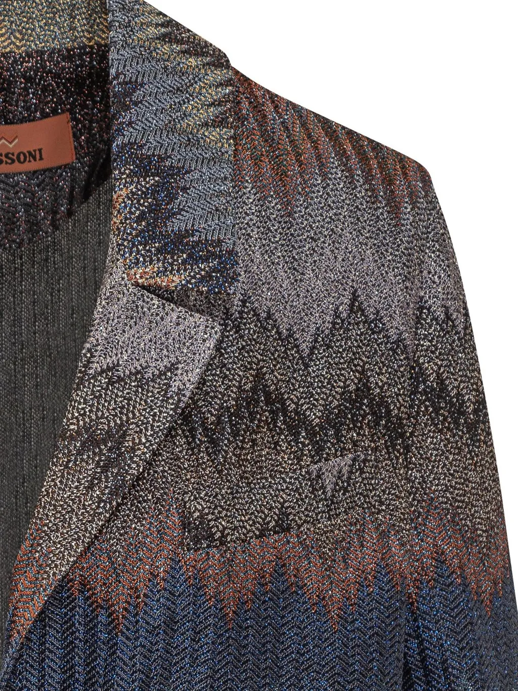 Missoni Glitter Printed Single-Breasted Blazer