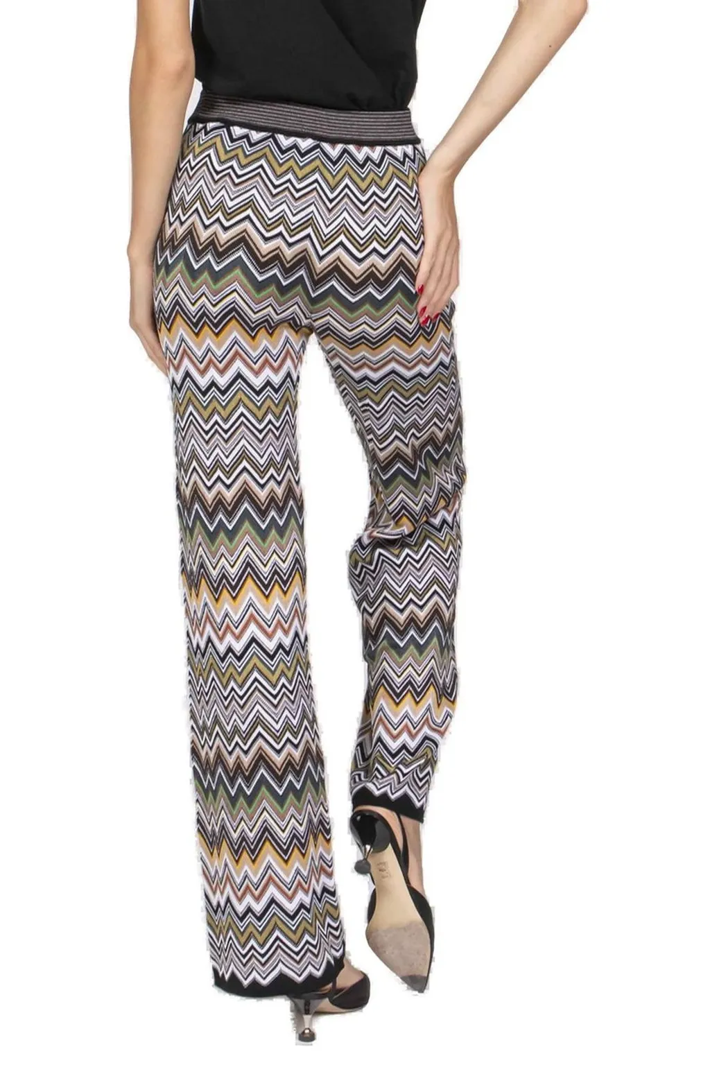 Missoni Chevron Patterned Long Pants