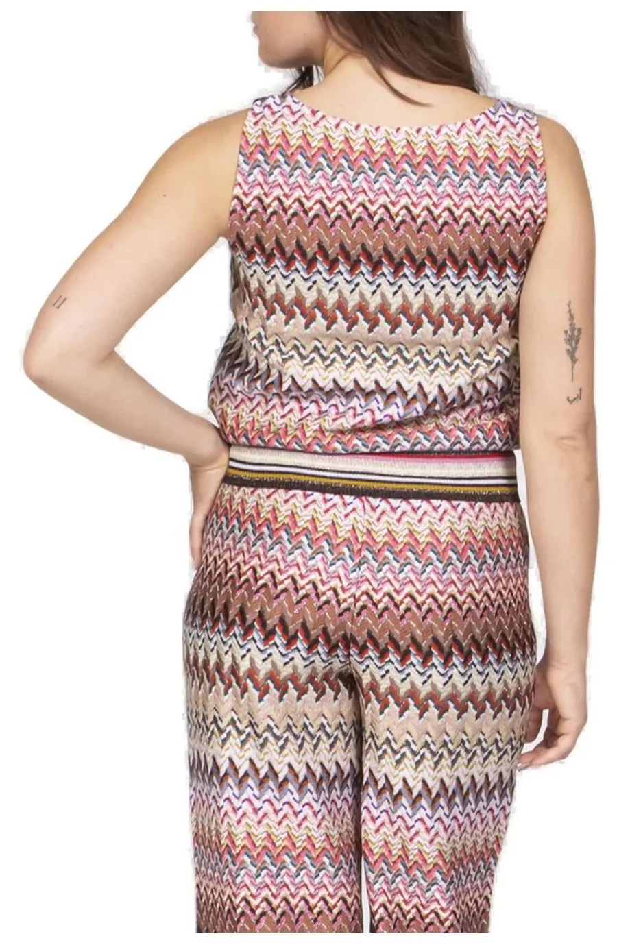Missoni Zigzag Crewneck Knitted Top
