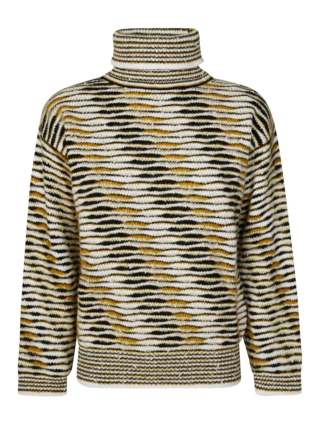 Missoni Flame Patterned High-Neck Oversized Jumper