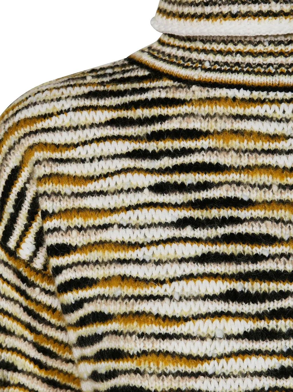 Missoni Flame Patterned High-Neck Oversized Jumper