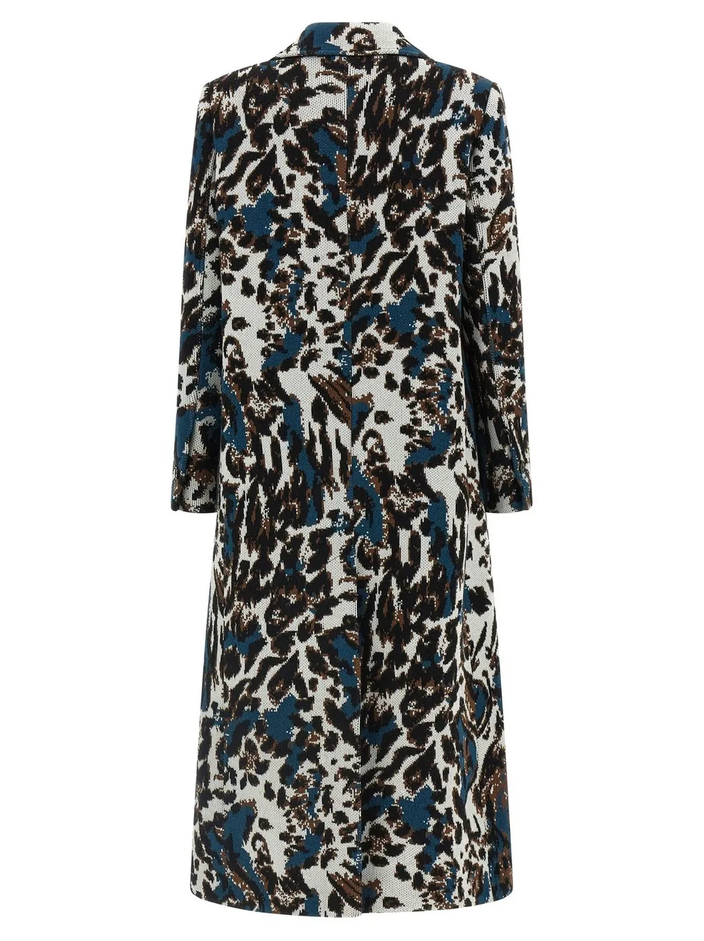 Missoni Animalier Jacquard Mid-Length Coat