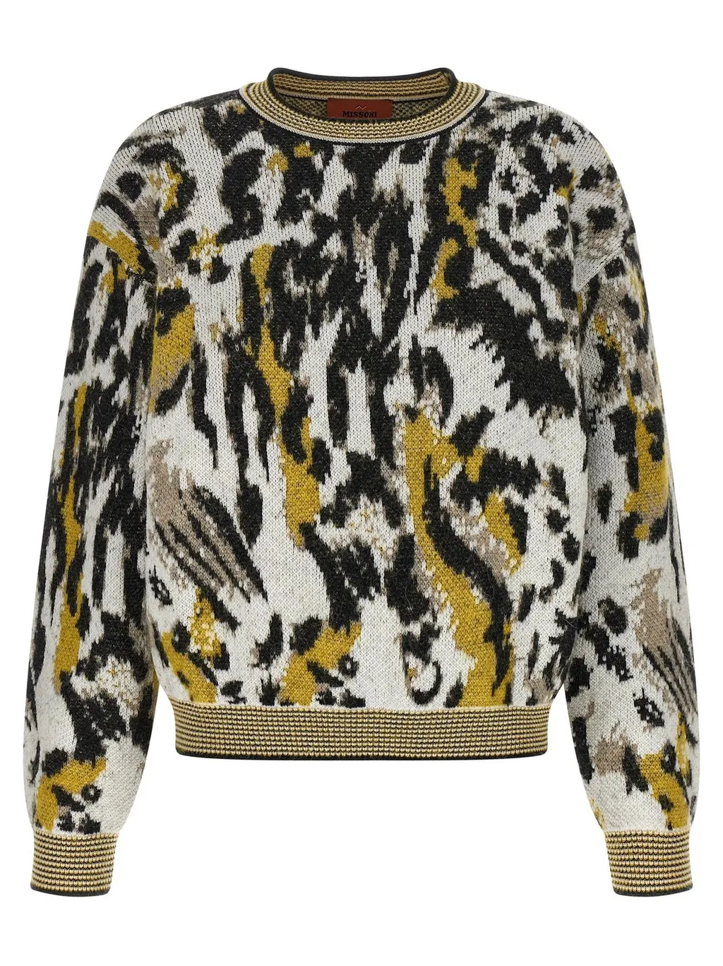 Missoni Animal Motif Crewneck Knitted Jumper