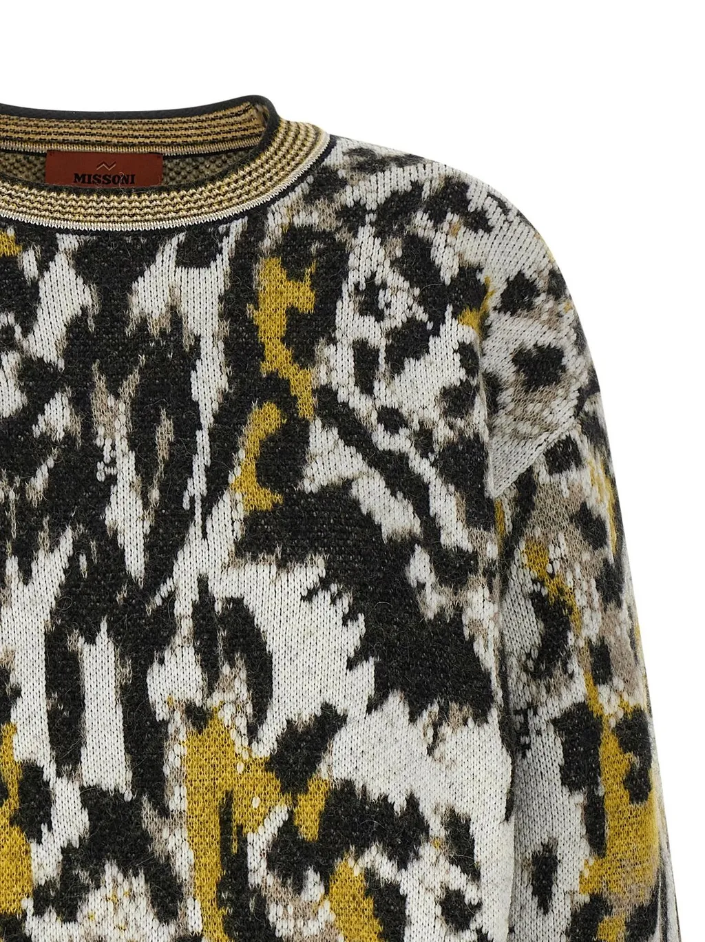 Missoni Animal Motif Crewneck Knitted Jumper