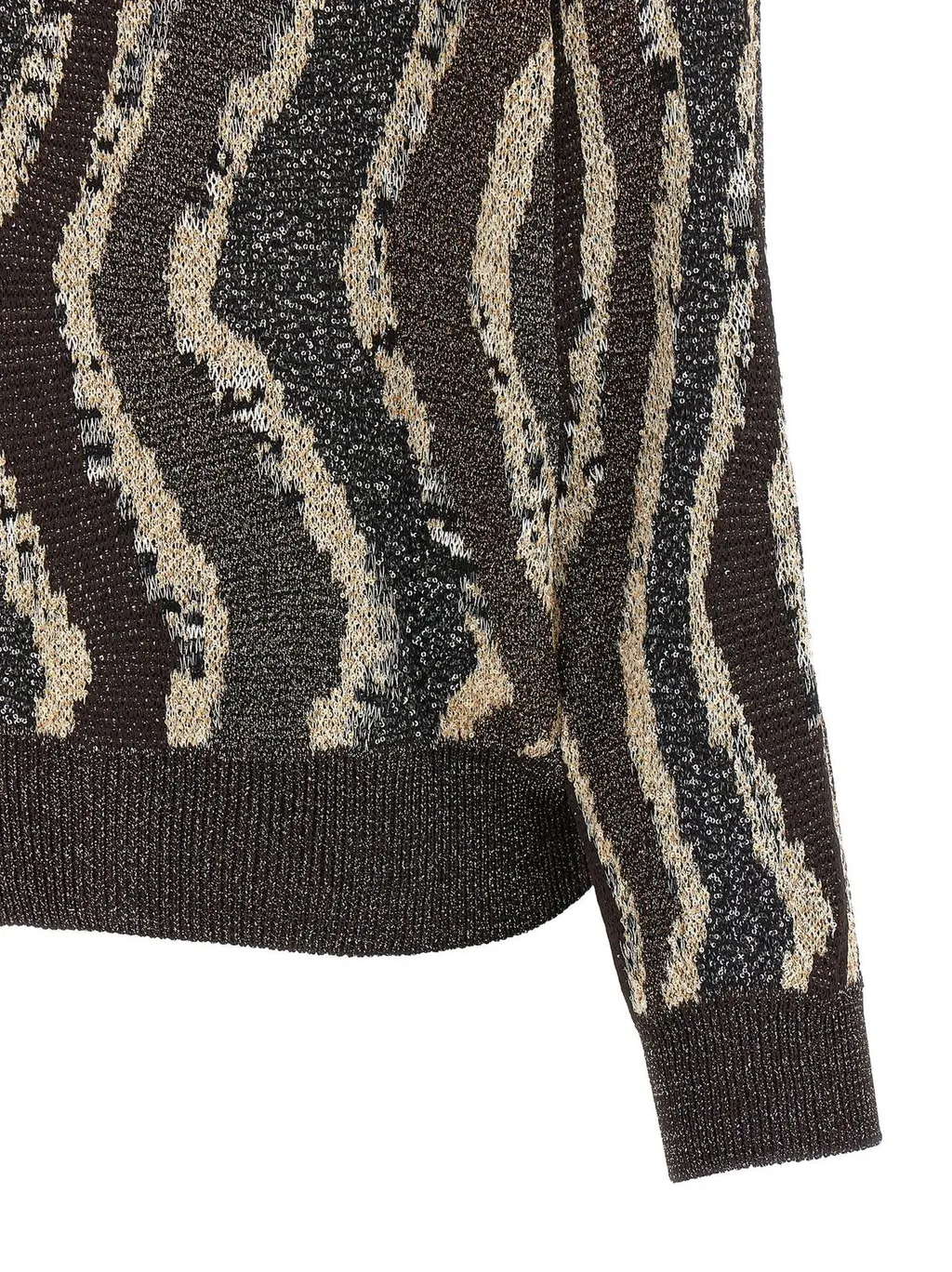 Missoni Button Wave Pattern Boxy Cardigan