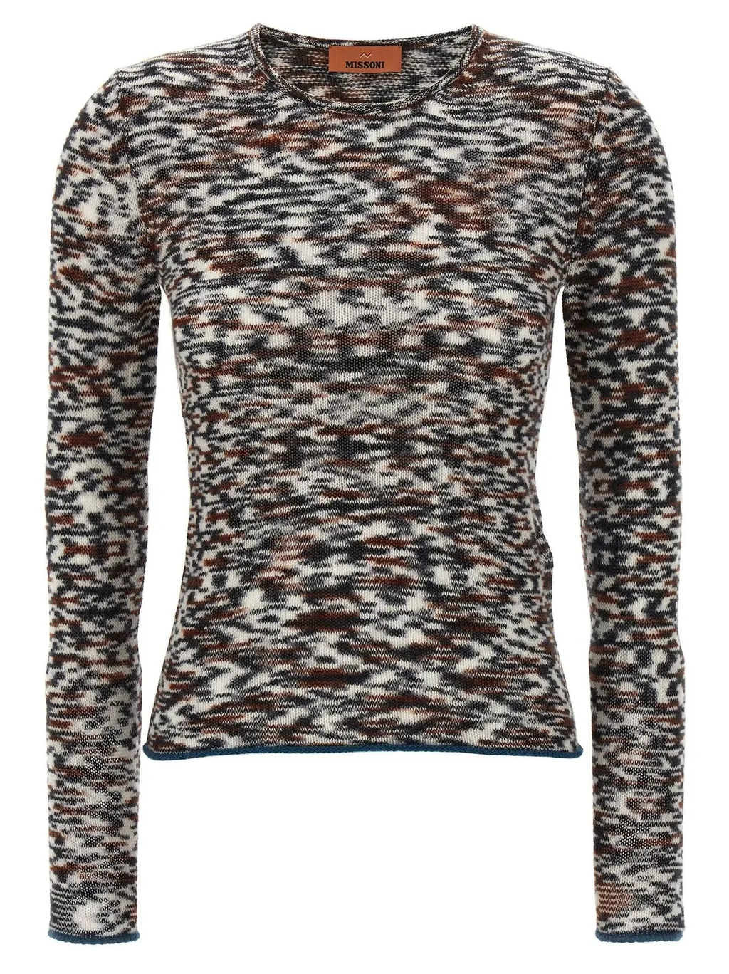 Missoni Flame Pattern Crew Neck Sweater