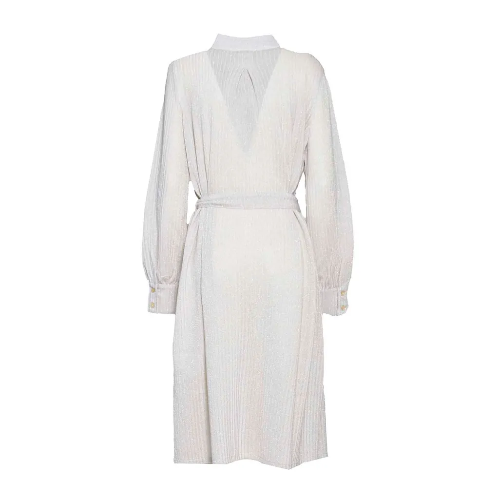 Missoni Belted Long-Sleeved Midi Dress