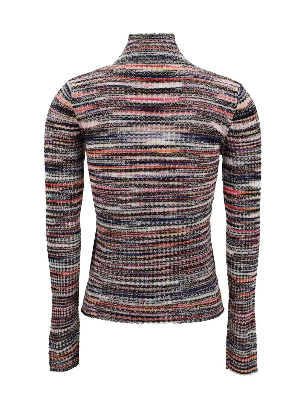 Missoni Roll-Neck Striped Knitted Jumper
