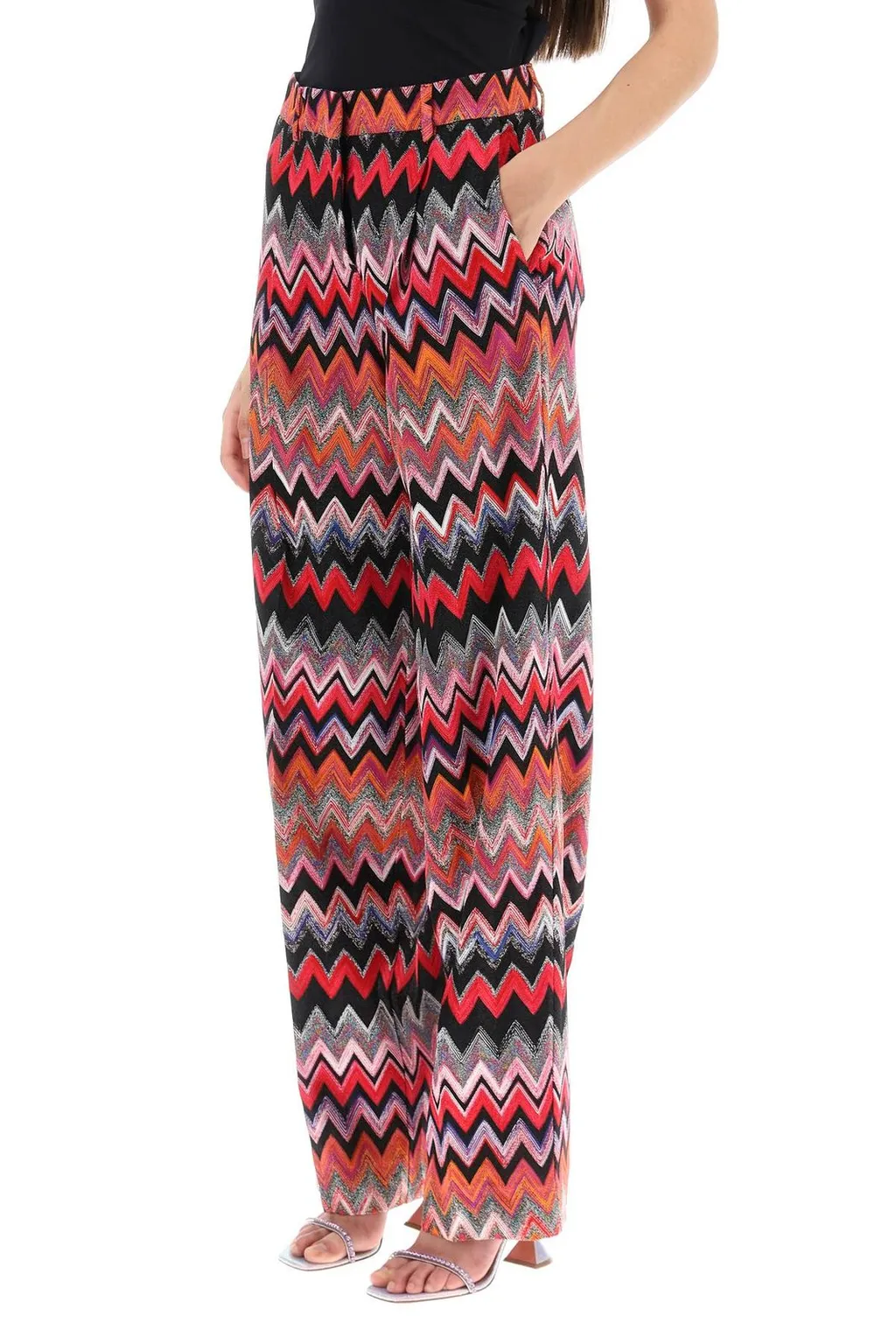 Missoni Zig Zag Pattern Wide-Leg Pants