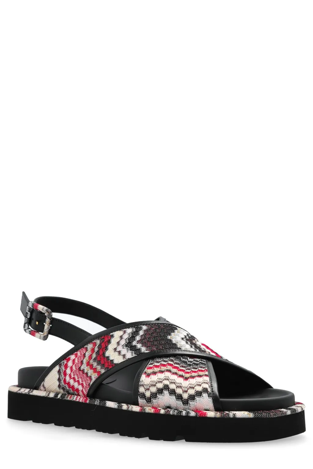 Missoni Patterned Buckled Sandals