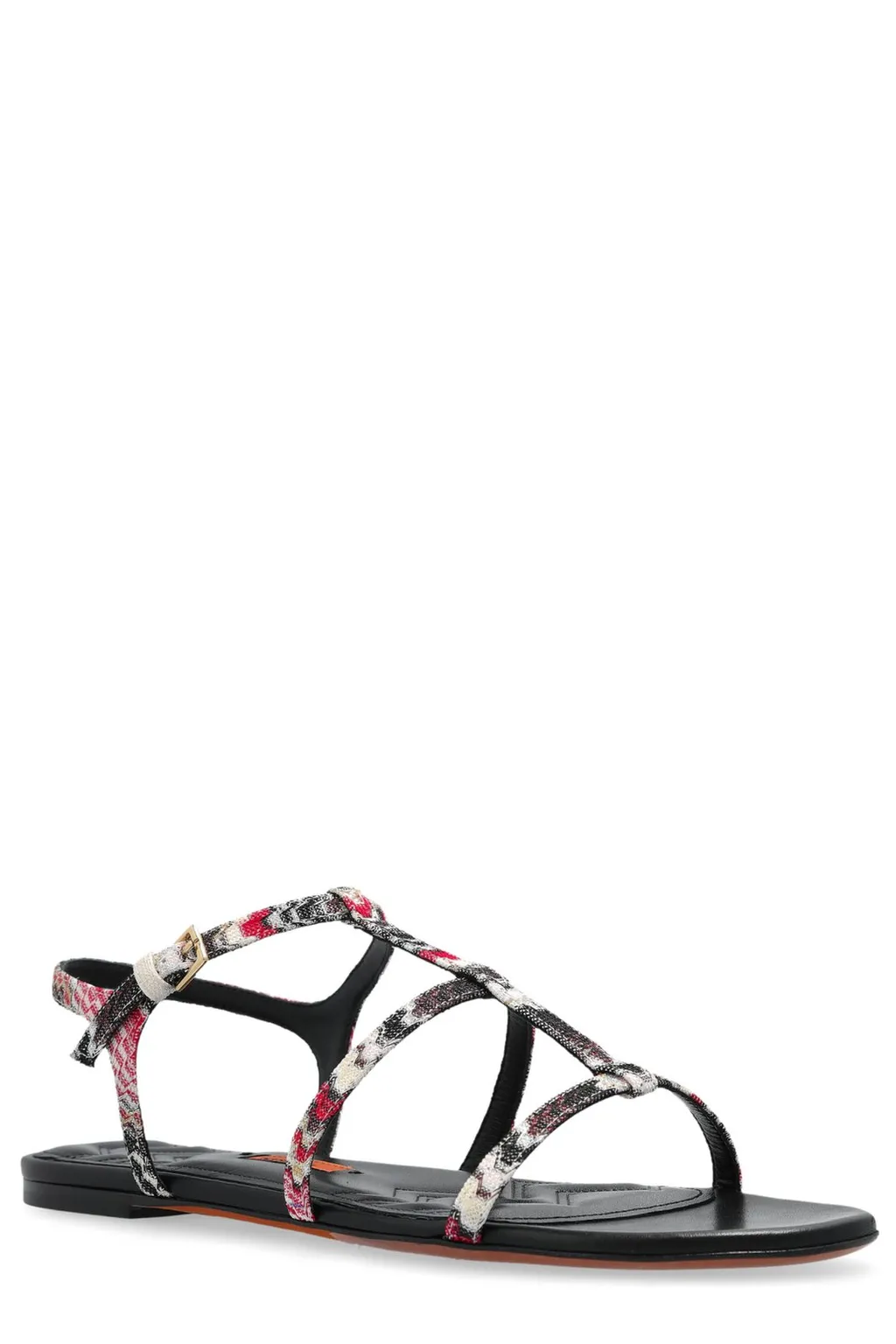 Missoni Patterned Buckled Sandals