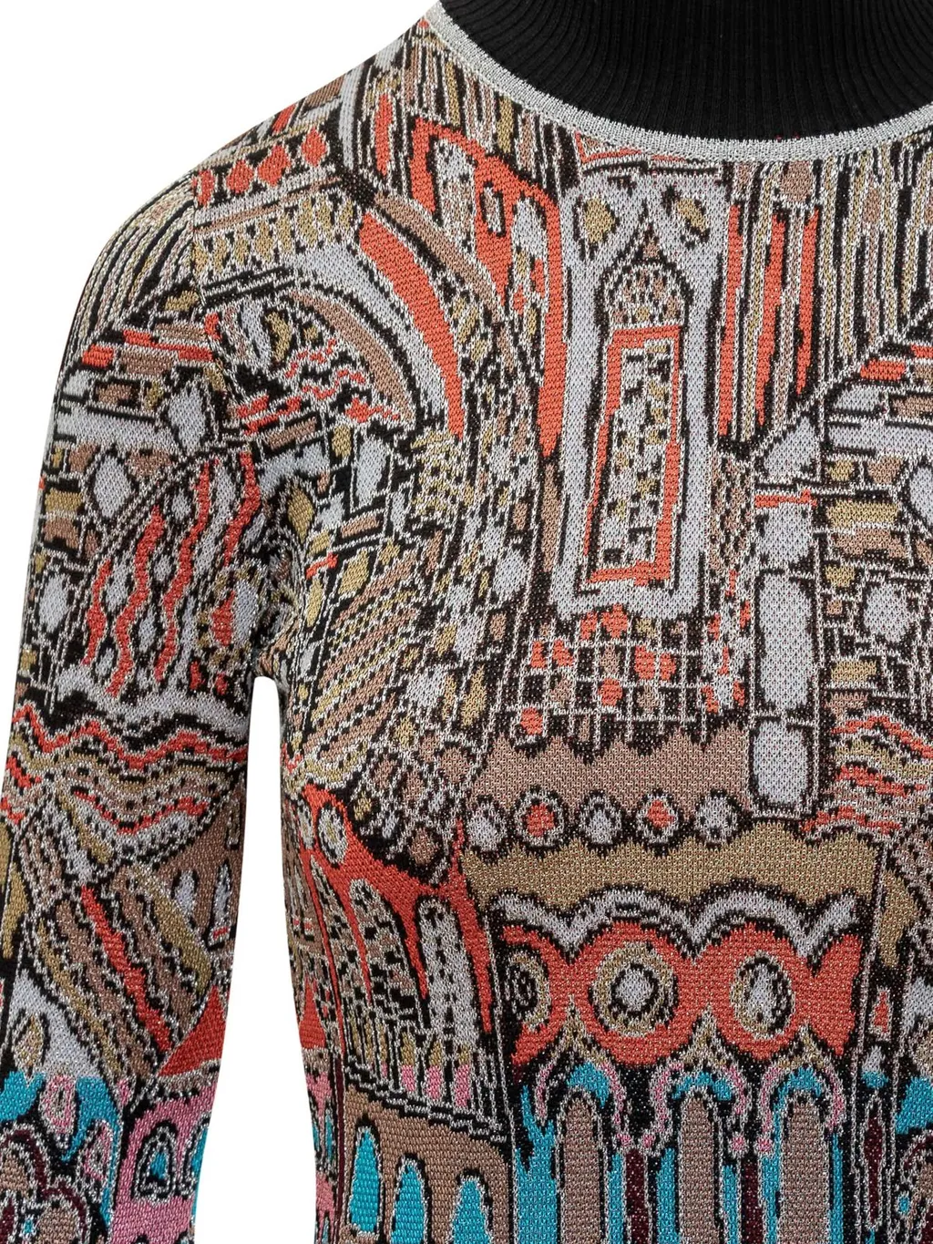 Missoni Jacquard Knitted Jumper Dress
