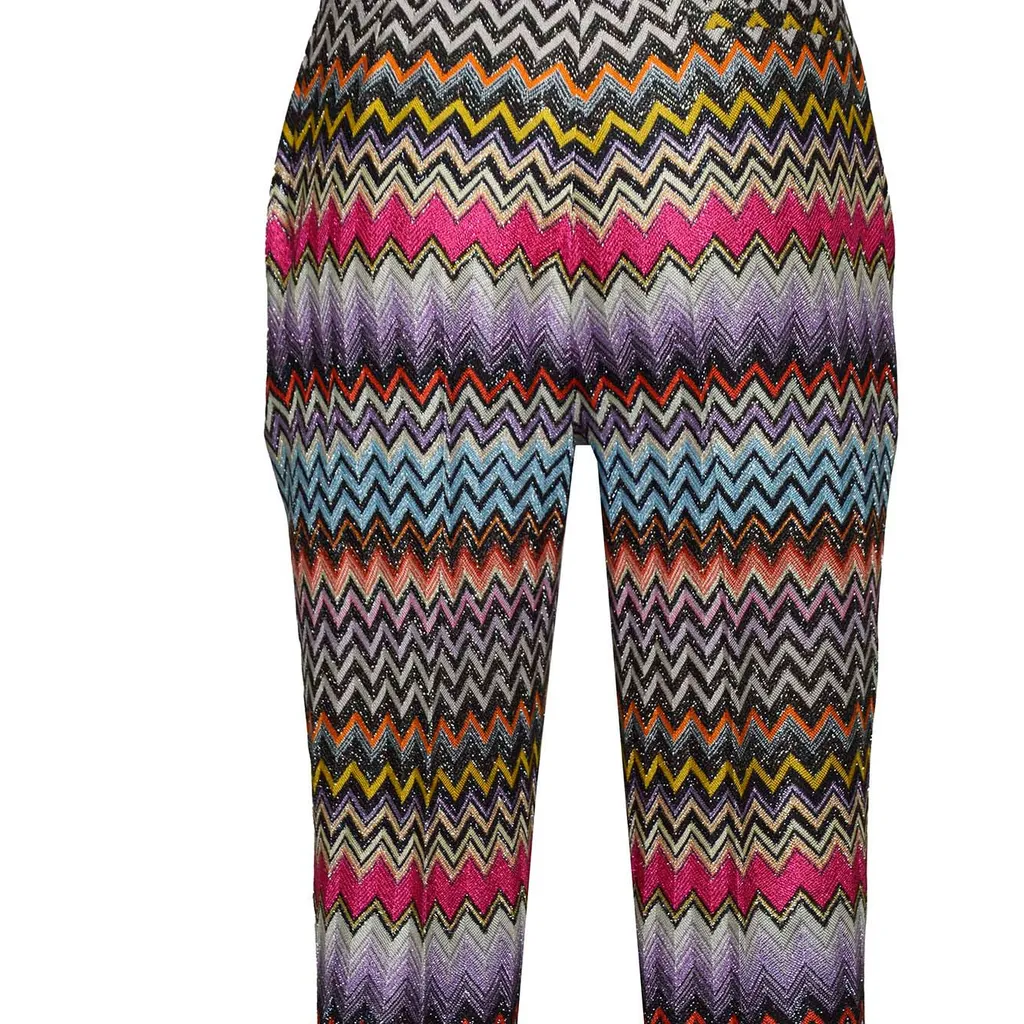 Missoni Zigzag Printed Pleated Trousers