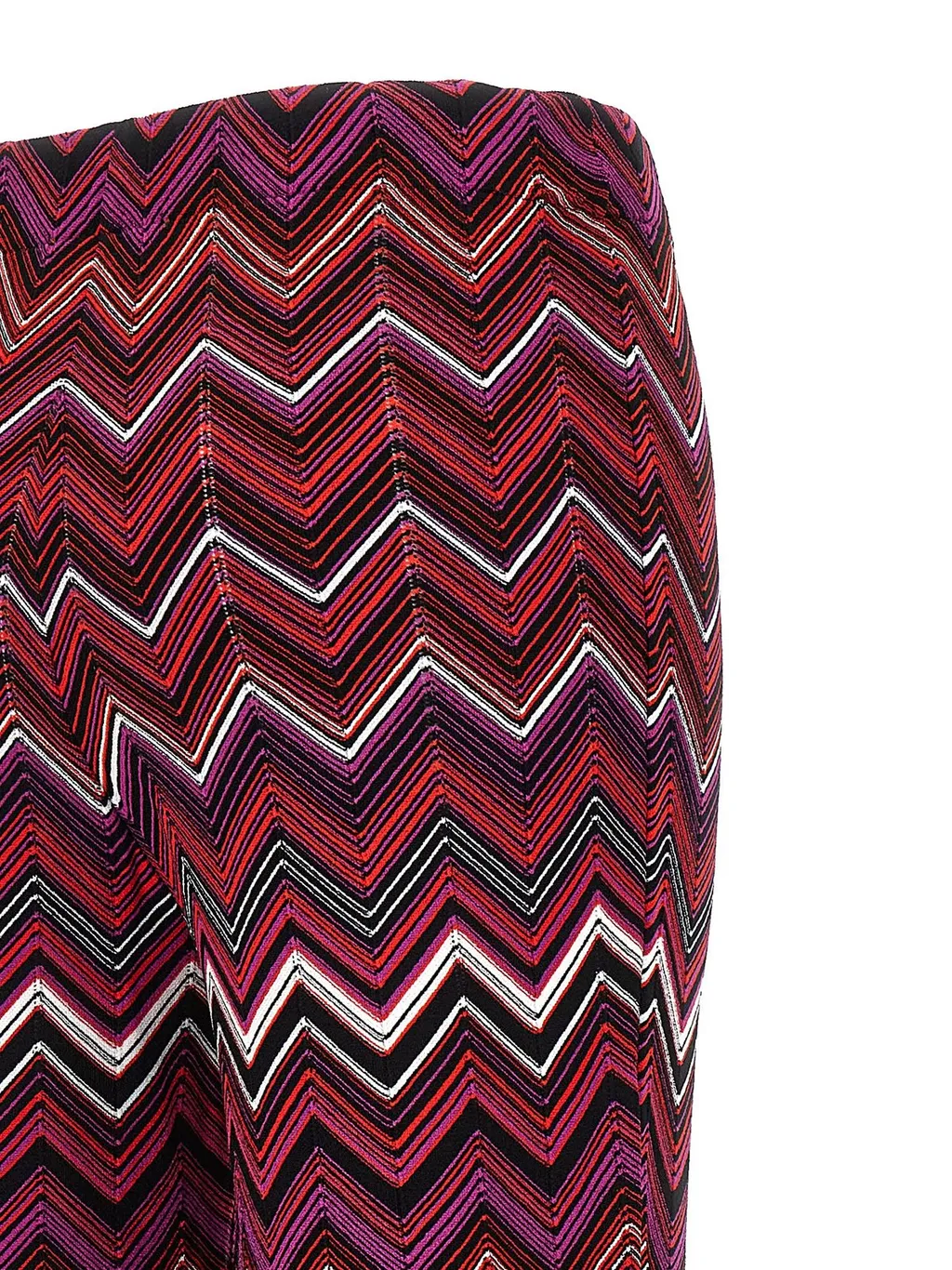 Missoni Zigzag High-Waist Straight-Leg Trousers
