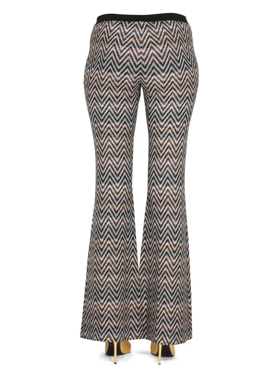 Missoni Zigzag Wide-Leg Pants