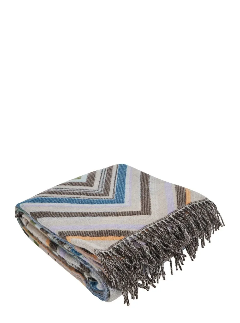 Missoni Home Zigzag Woven Fringed Edge Blanket