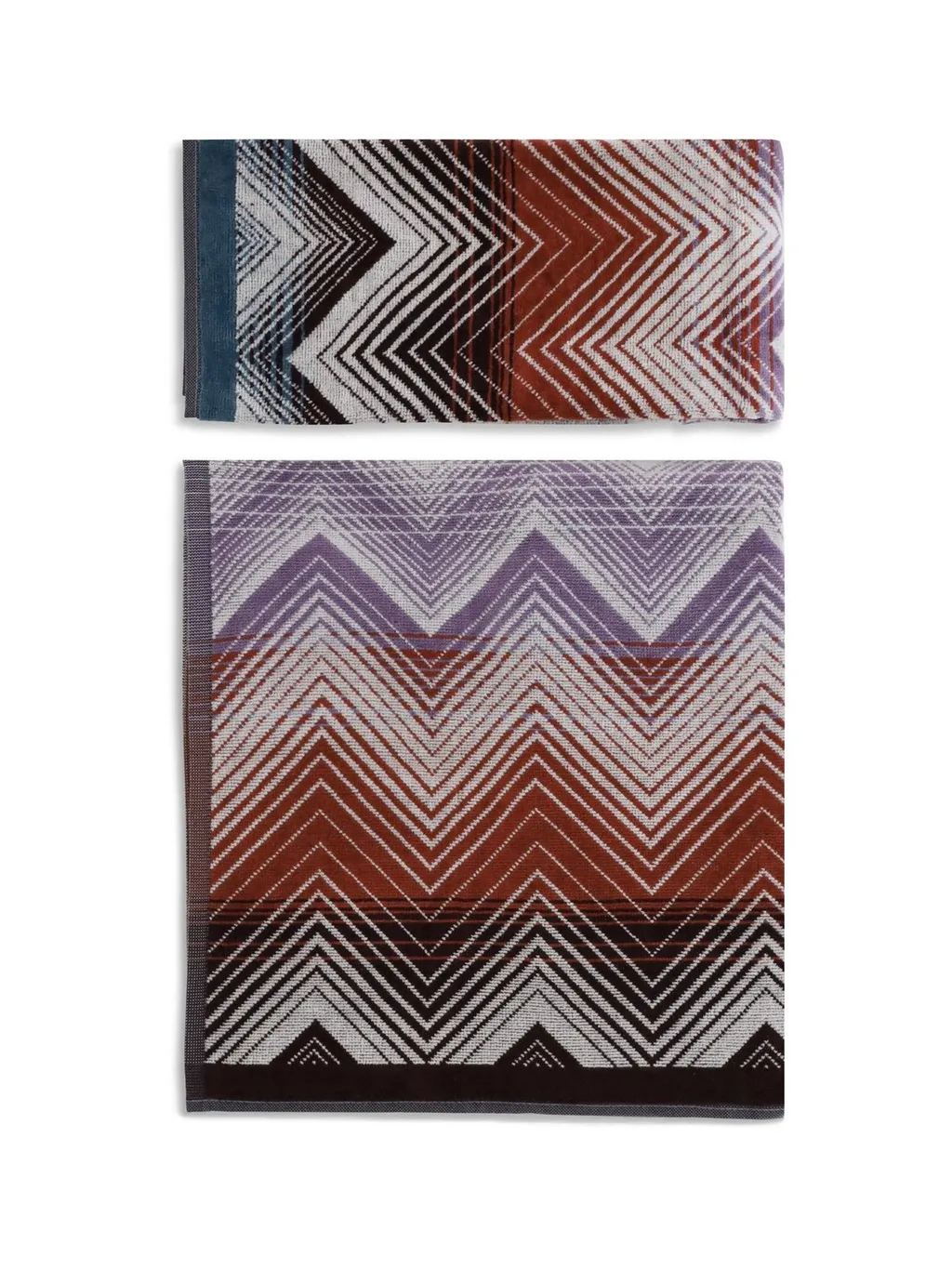 Missoni Home Marea 2 Pack Chevron Patterned Towels
