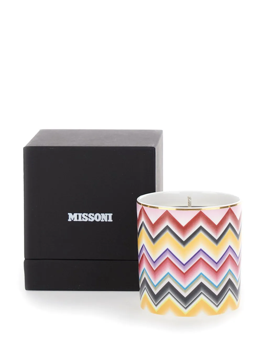 Missoni Home Marrakech Scented Chevron Printed Candle