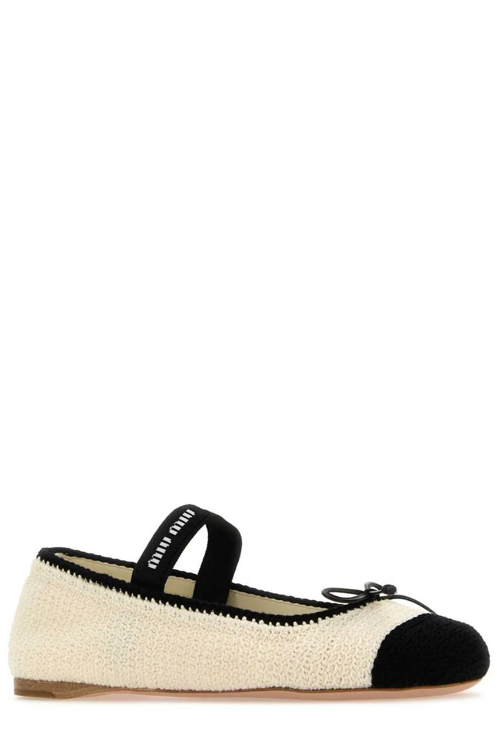 Miu Miu Crochet Two-Toned Ballerina Flats
