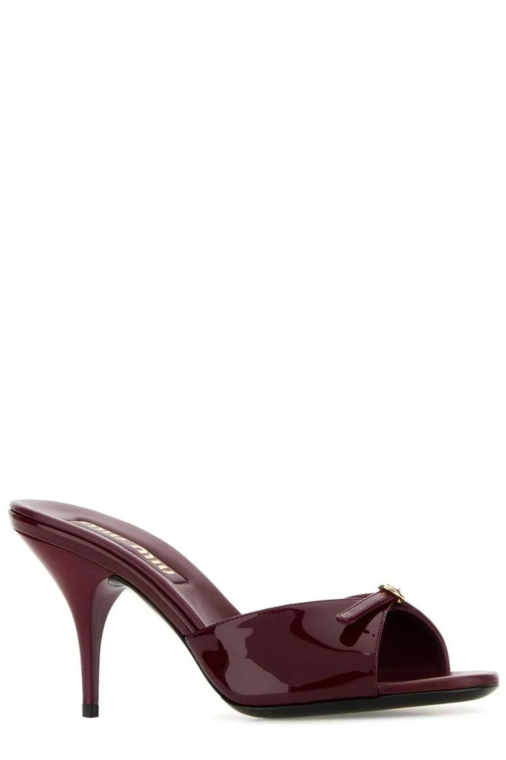 Miu Miu Logo-Detailed Slip-On Mules
