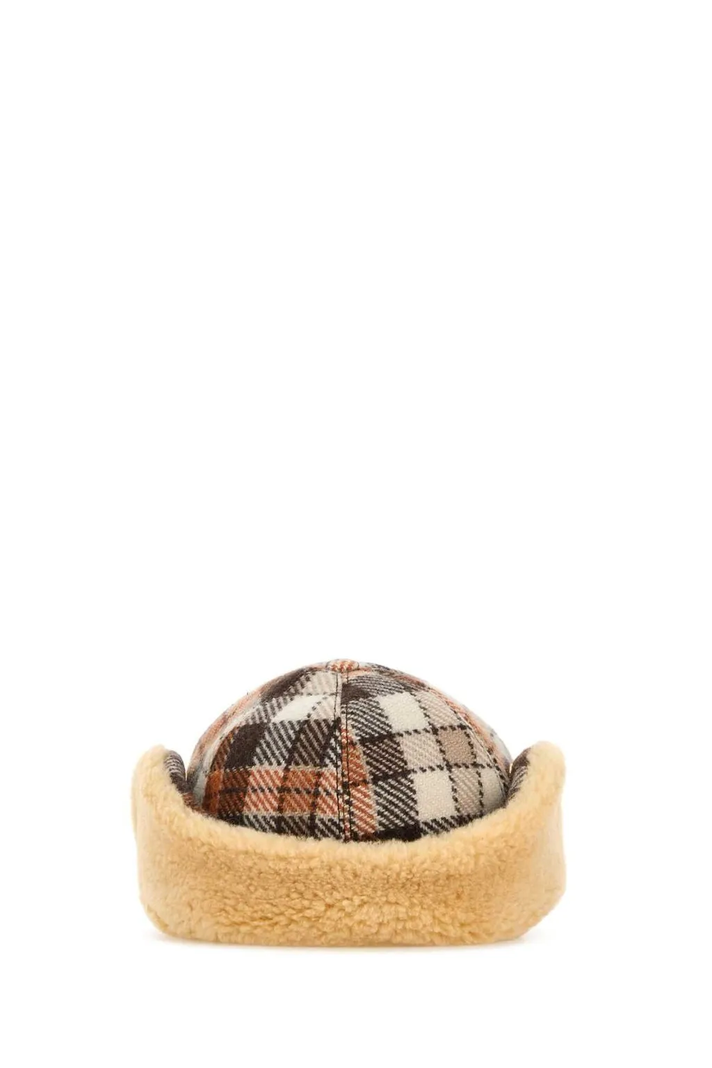 Miu Miu Logo-Embroidered Checked Baseball Cap
