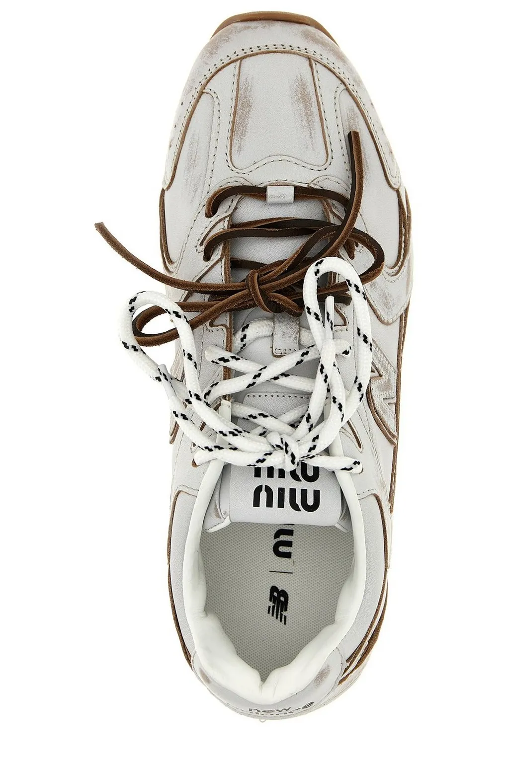 Miu Miu X New Balance 530 Sl Lace-Up Sneakers