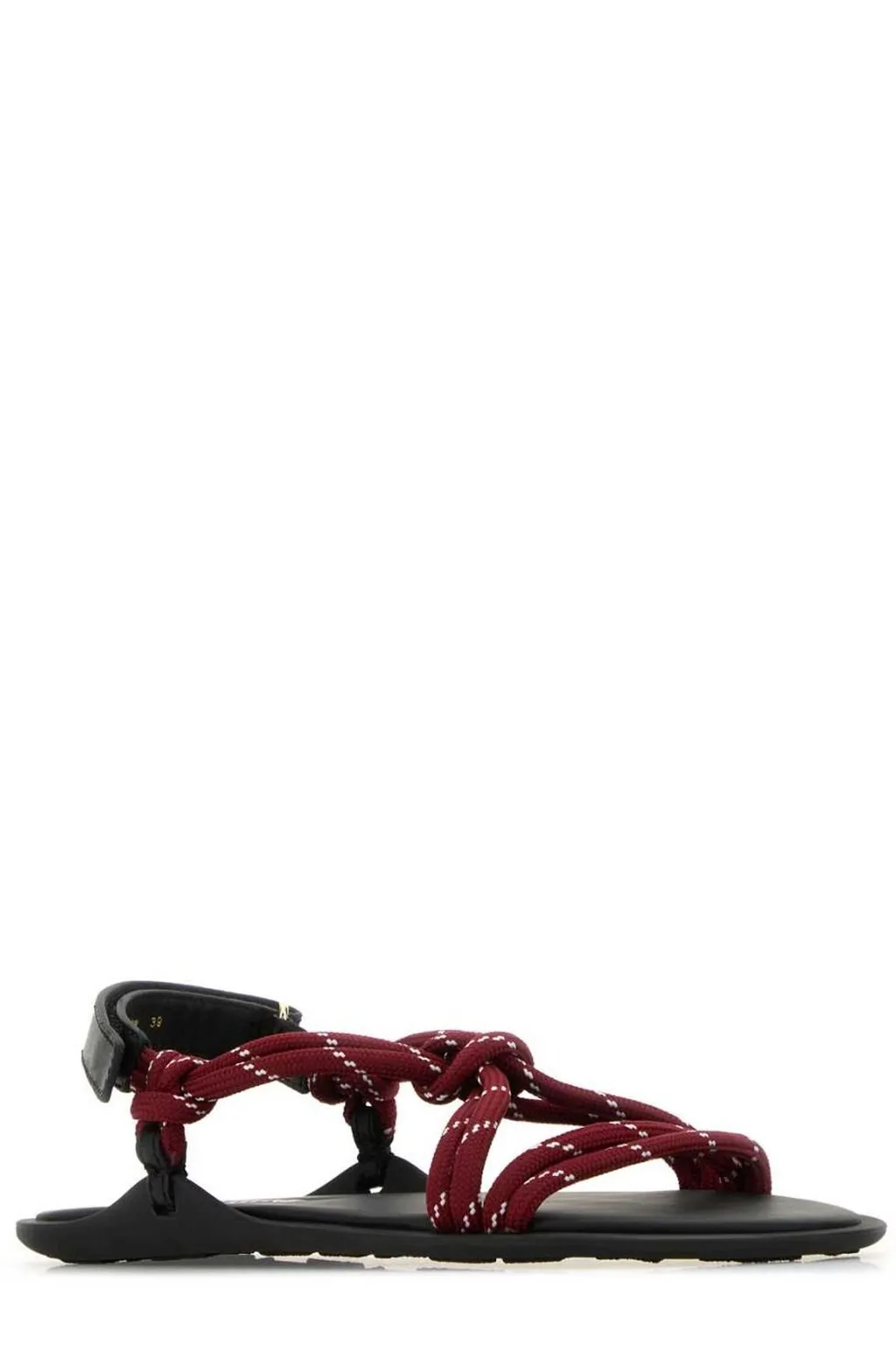 Miu Miu Logo-Embossed Flat Sandals