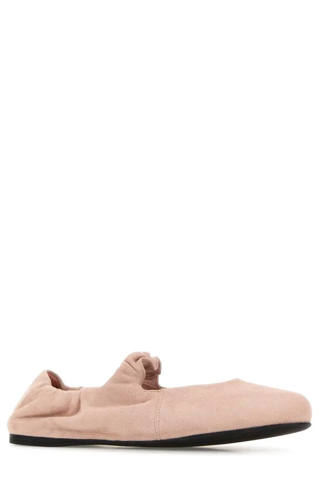 Miu Miu Logo-Detailed Ballet Flats