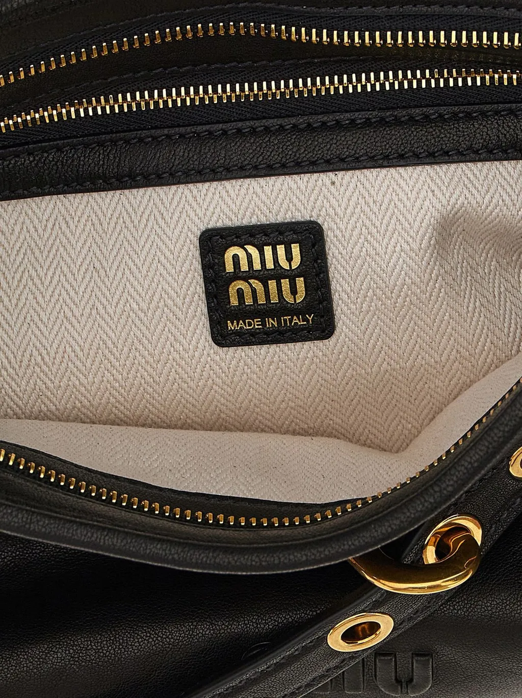 Miu Miu Aventure Zipped Shoulder Bag