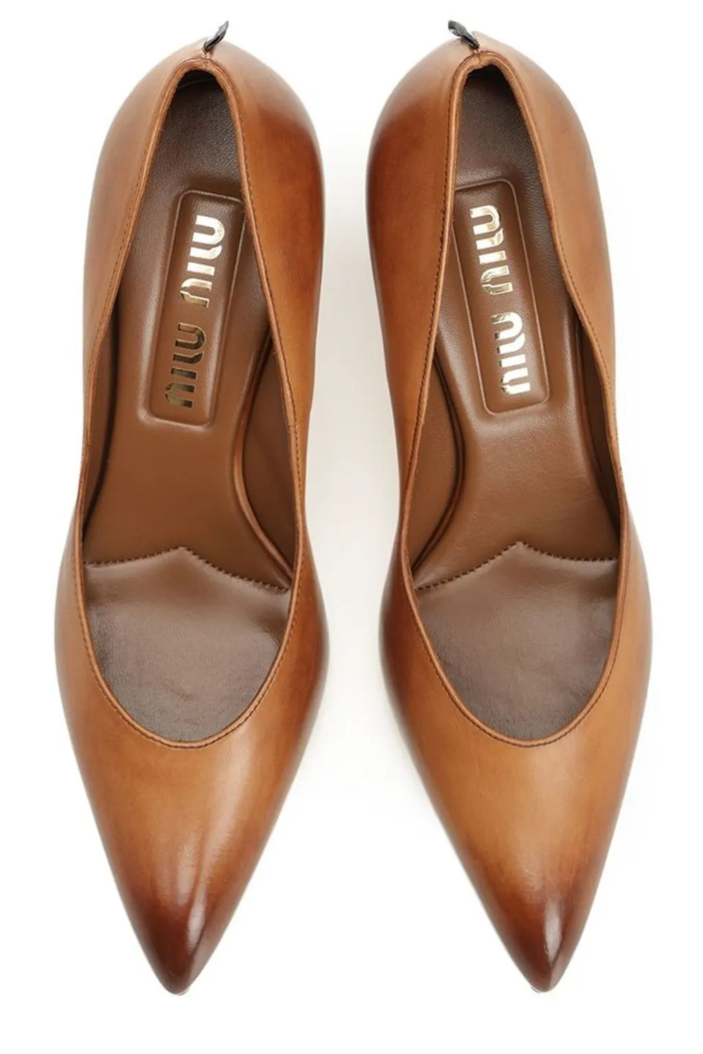 Miu Miu Pointed-Toe Slip-On Pumps