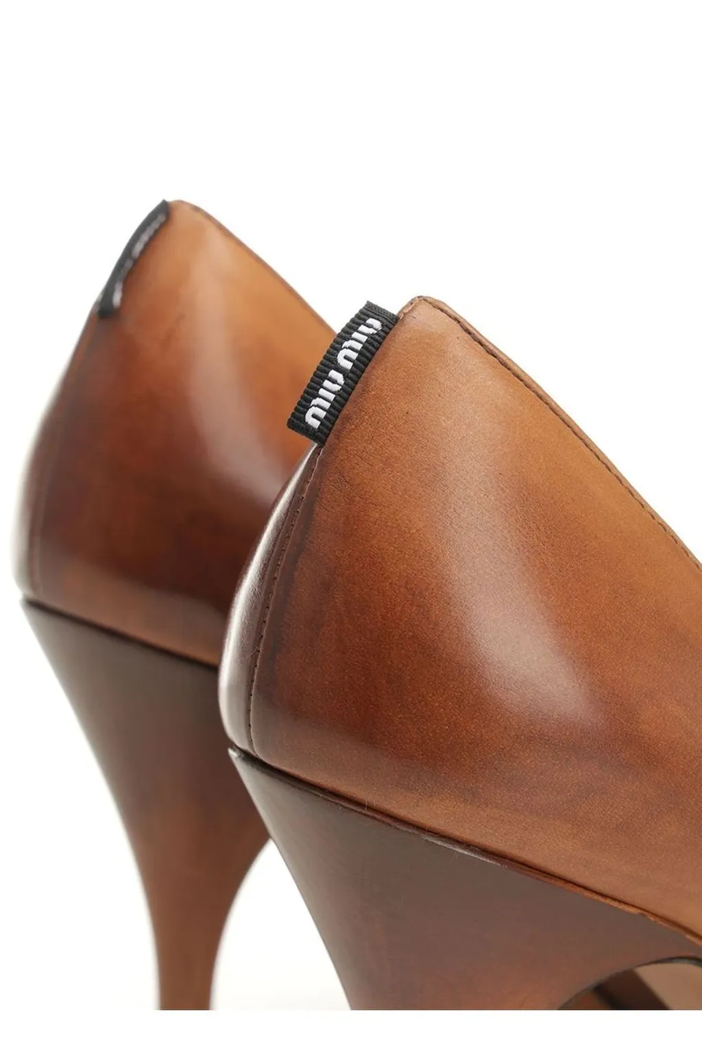 Miu Miu Pointed-Toe Slip-On Pumps