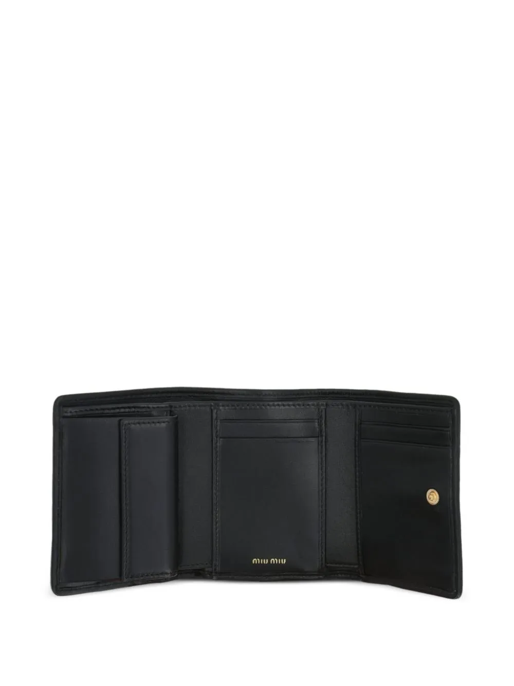Miu Miu Matelassé Logo-Lettering Wallet