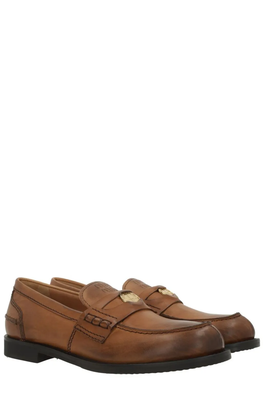 Miu Miu Slip-On Penny Loafers