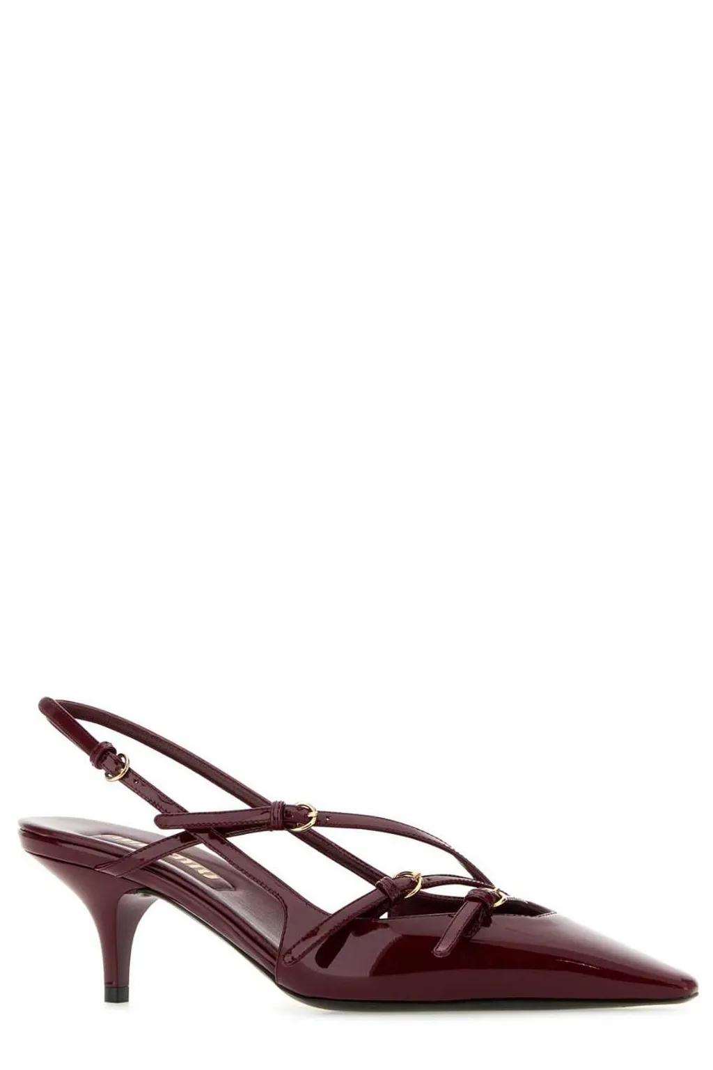 Miu Miu Pointed Toe Slingback Pumps
