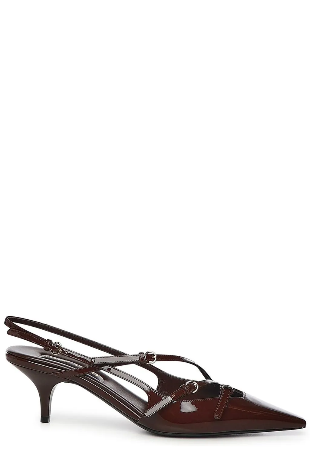 Miu Miu Pointed Toe Slingback Pumps