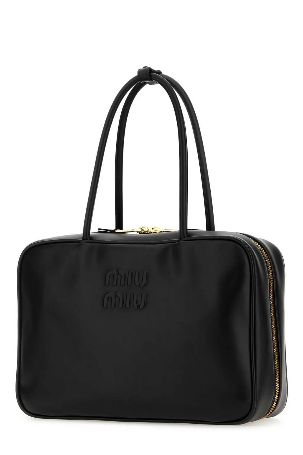 Miu Miu Logo-Embossed Zipped Handbag