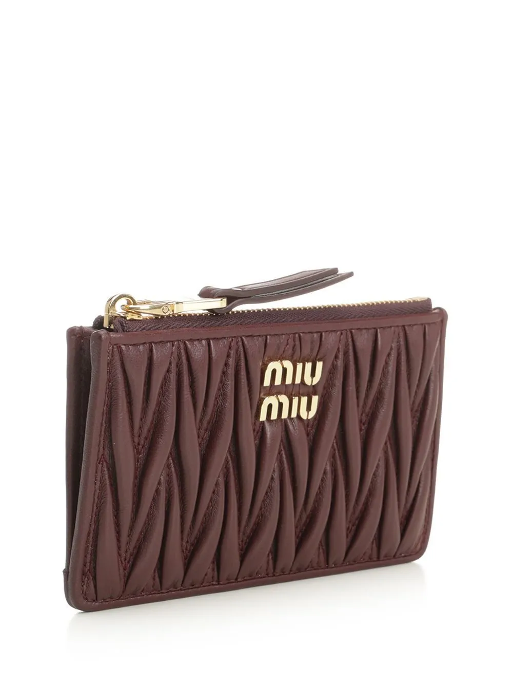 Miu Miu Matelassé Zipped Wallet
