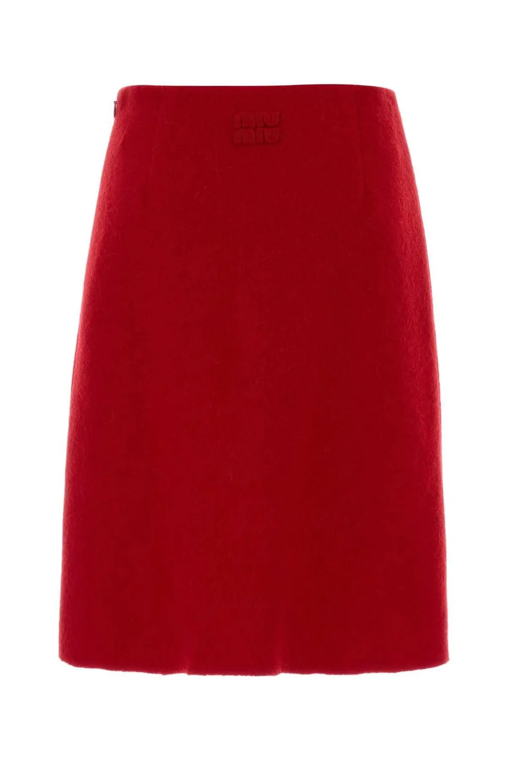 Miu Miu Zip-Up Midi Skirt
