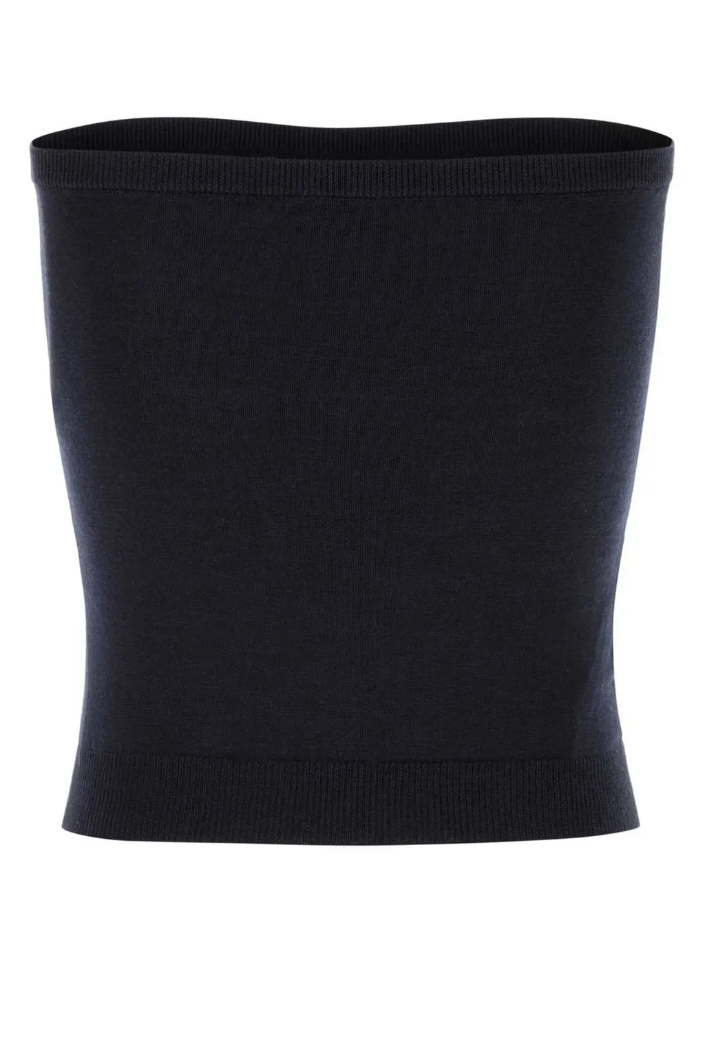 Miu Miu Strapless Knitted Top