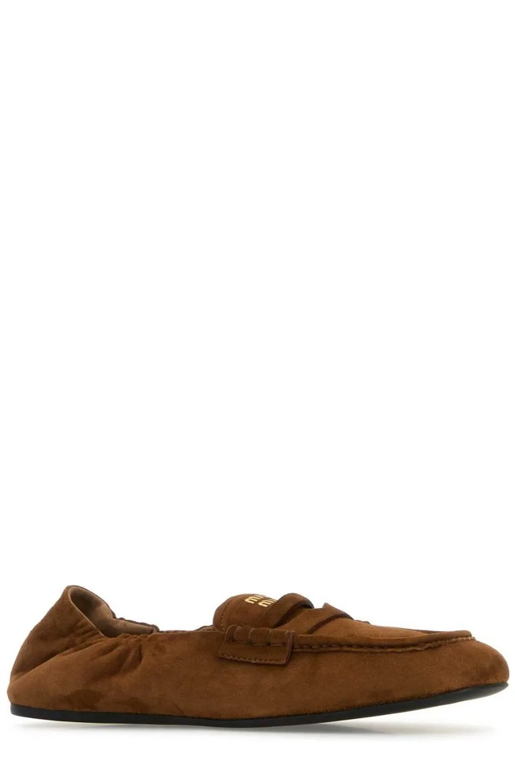 Miu Miu Square Toe Loafers