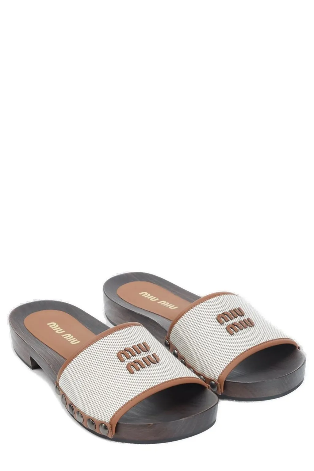 Miu Miu Open-Toe Clogs