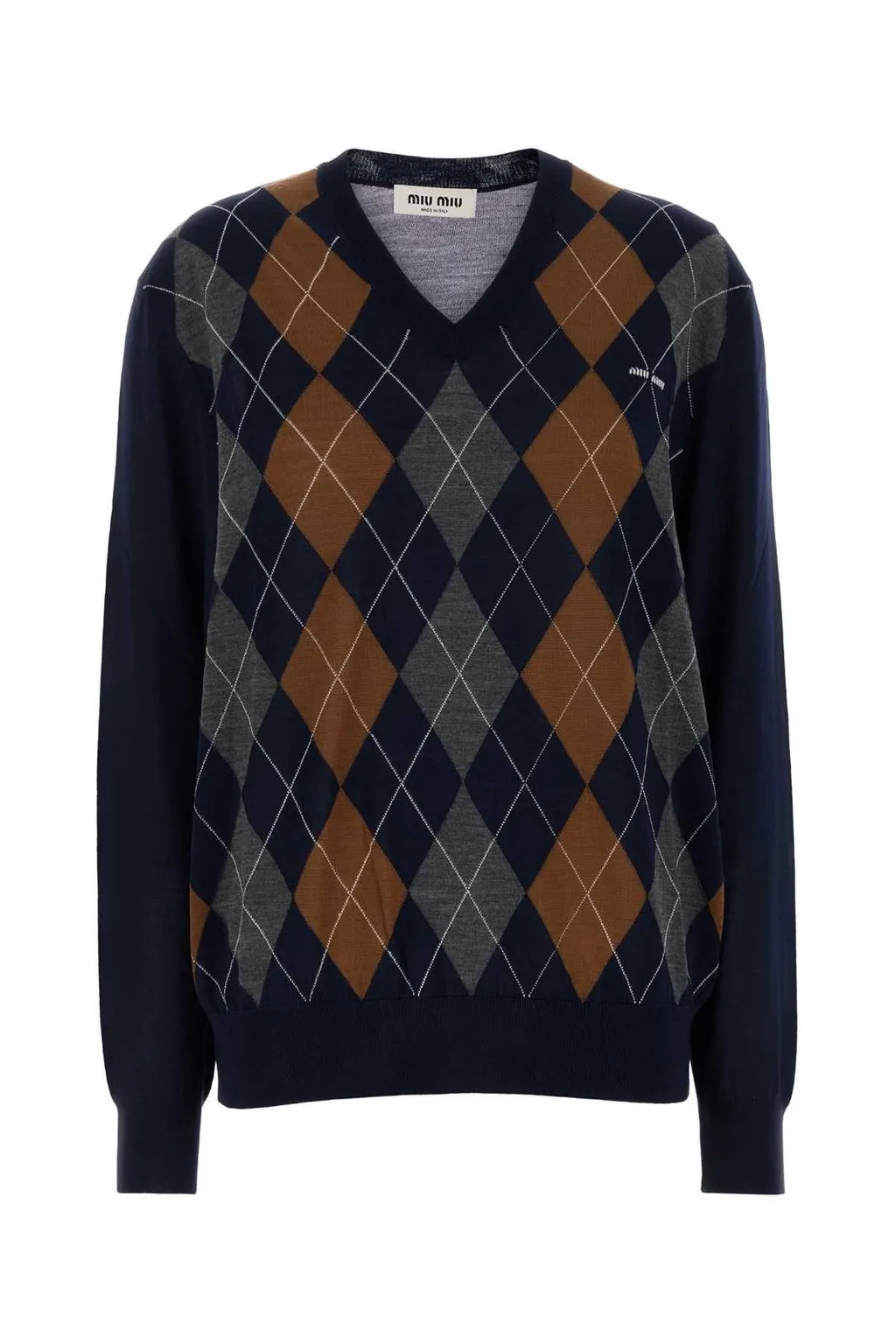 Miu Miu V-Neck Knitted Jumper
