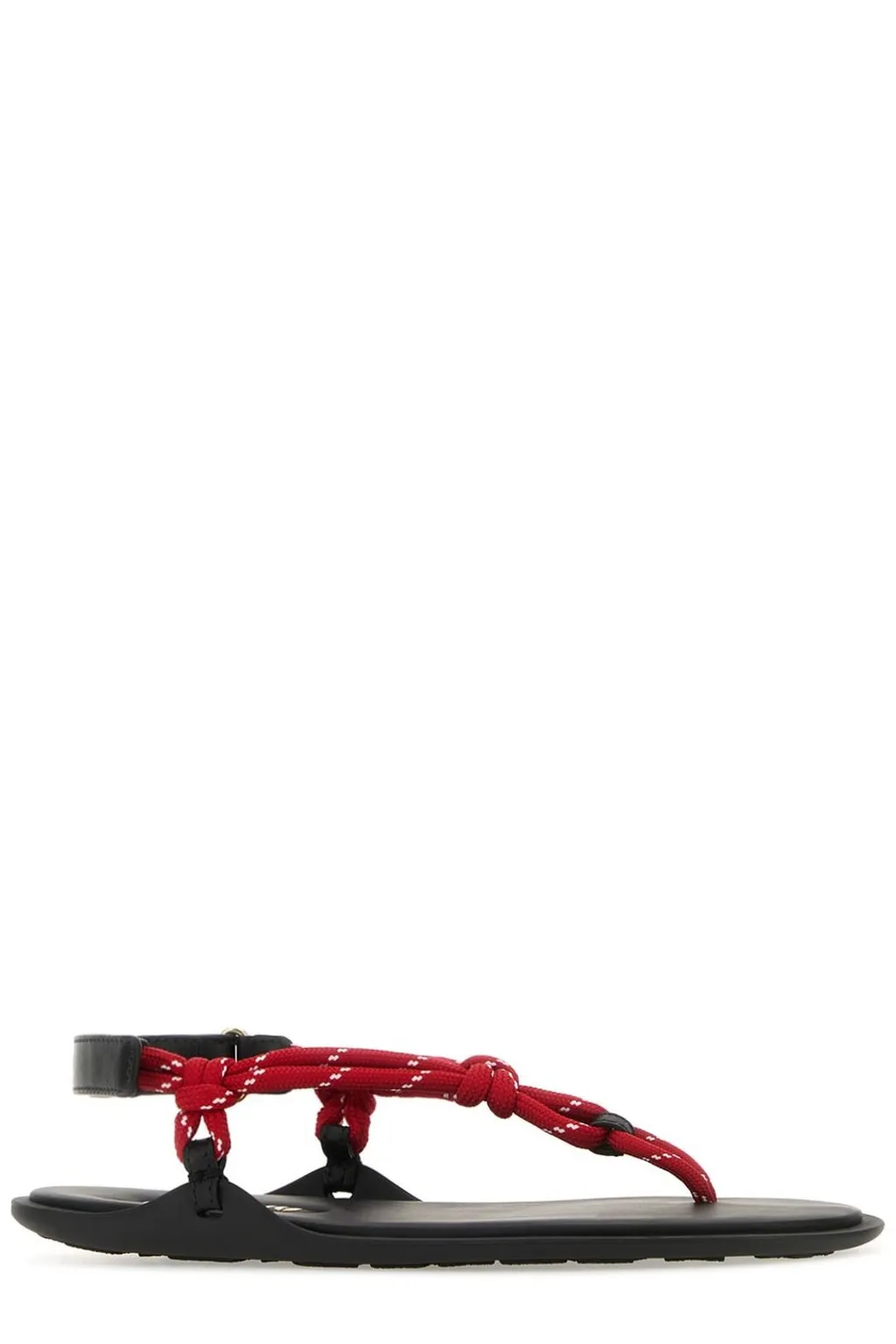 Miu Miu Round-Toe Cord-Strap Sandals